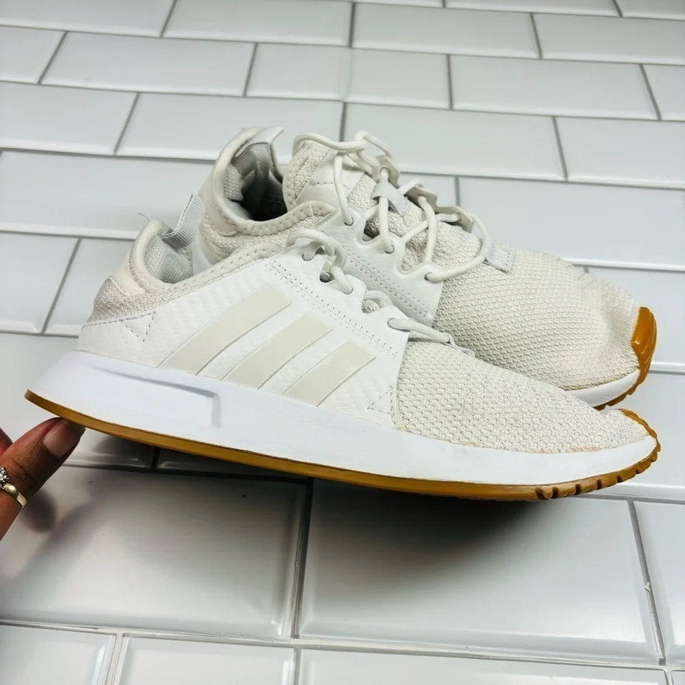 Adidas Originals X_PLR J White Gum Sole Youth Size 4.5 Sneakers FY9062 Women’s 6
